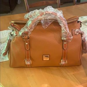 Dooney & Burke R940 Caramel Medium Satchel